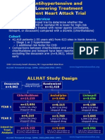 ALLHAT Study Overview: CHD Coronary Heart Disease MI Myocardial Infarction