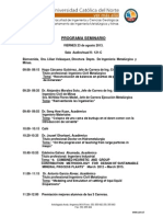 Programa Seminario