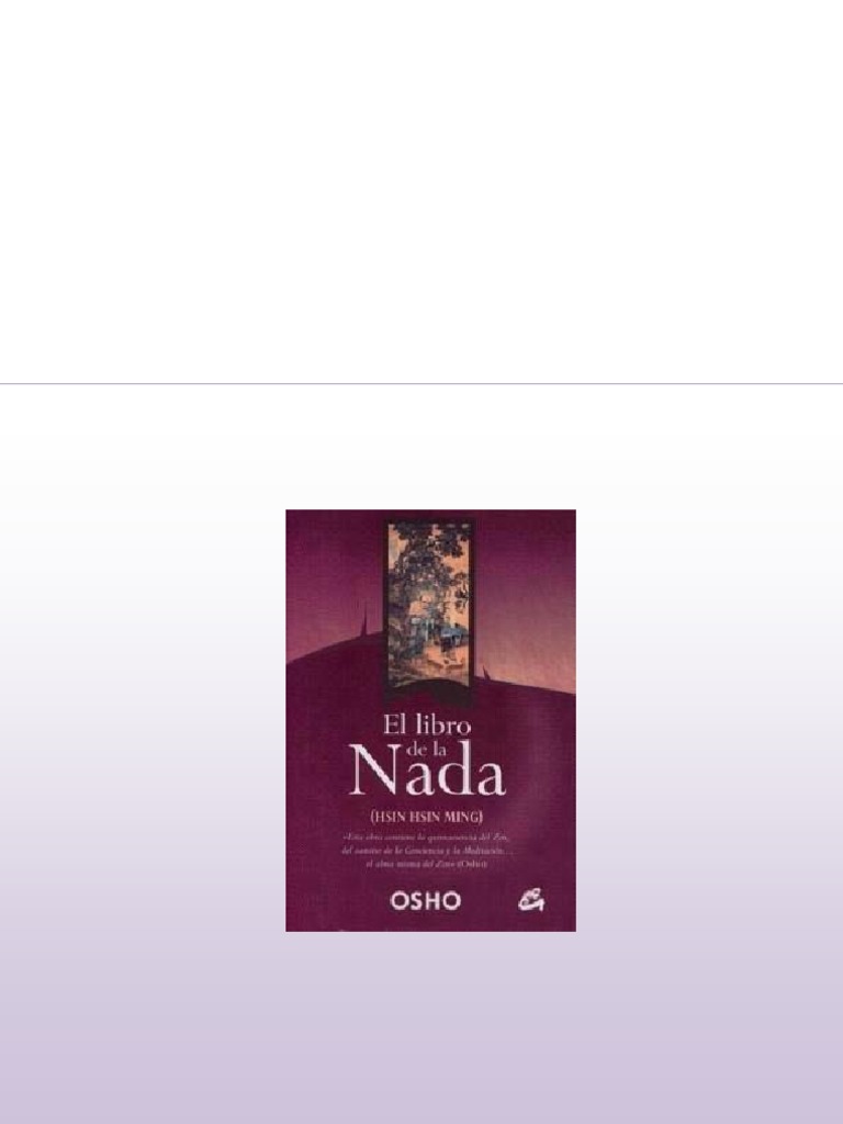 OSHO+ +El+Libro+de+La+Nada PDF Rajneesh zen