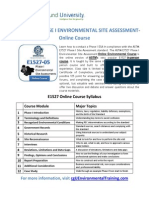 Astm E 1527 Phase I Environmental Site Assessment-Online Course