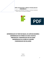 Padronização de Soluções de HCl e NaOH