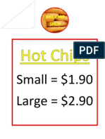 Price Sign Chips