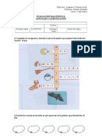 Evaluación Diagnostica Lenguaje Y Comunicación