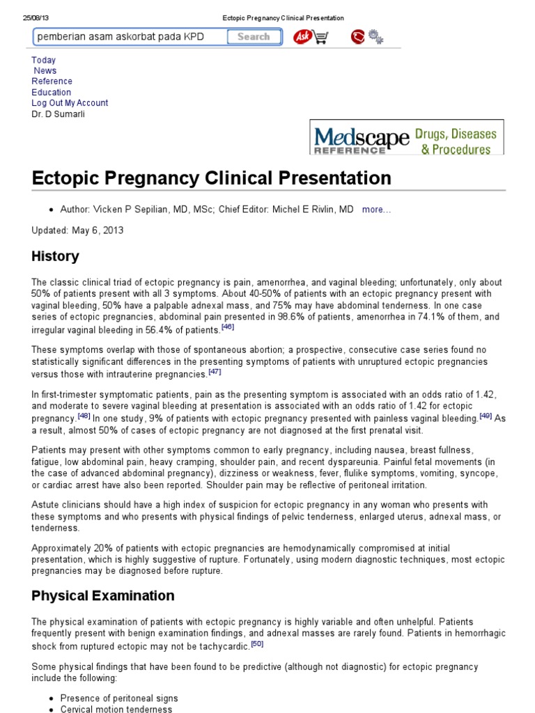 ectopic-pregnancy-clinical-presentation-pdf-pdf-gynaecology