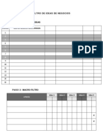 Filtro de Ideas de Negocios