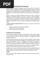 Modelo de Investigación de Stenhouse