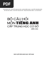 Bo Cau Hoi Tieng Anh Thcs | PDF