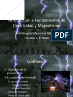 Presentacion Introducción A Fundamentos de Electricidad y Magnetismo - PPSX