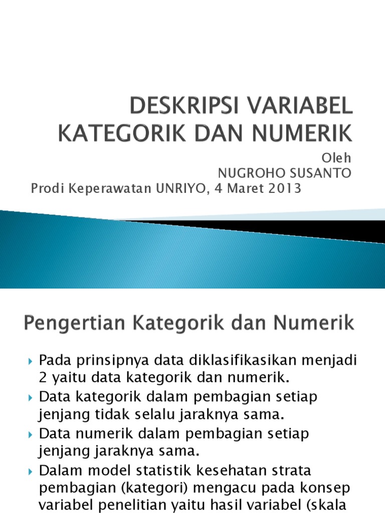 Deskripsi Variabel Kategorik Dan Numerik1