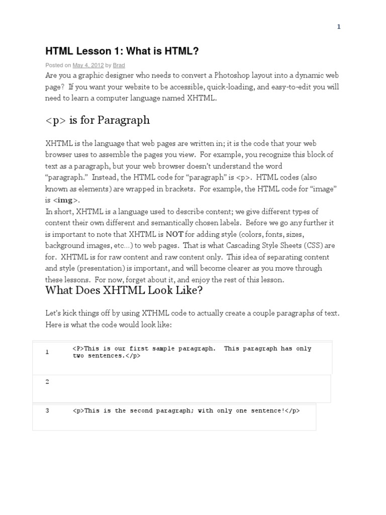 Html and css notes pdf cascading style sheets html