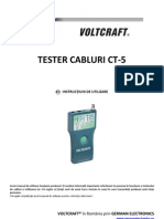Manual Tester Cabluri Voltcraft CT5