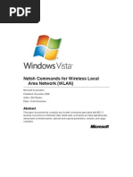 Netsh Commands For (WLAN)