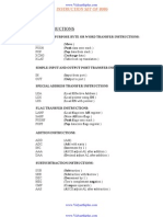 8086 Microprocessor Instruction Set