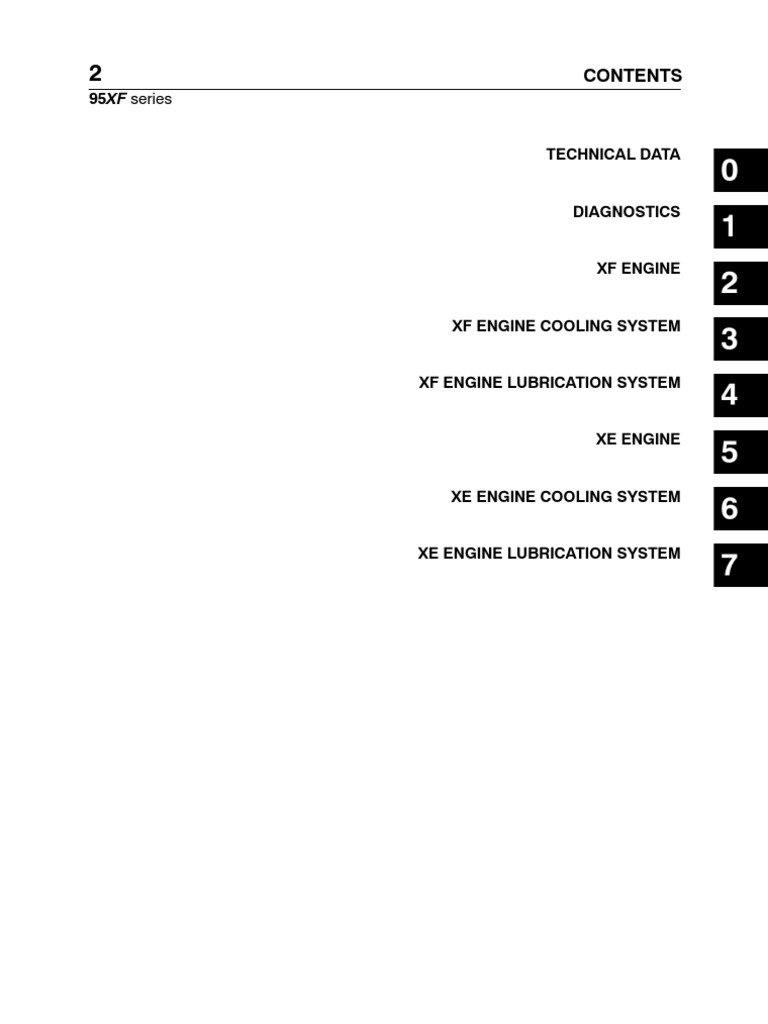 2 - XF, XE Engine | PDF | Semi Trailer Truck | Turbocharger