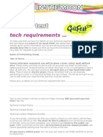 Tech Requirements