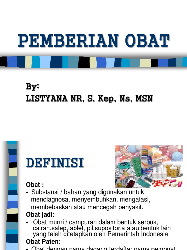 Pemberian Obat  New