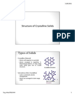 ITB (Institut Teknologi Brunei) Engineering Materials Lecture 3 - Structure of Crystalline Solids PCE1ENM 2013