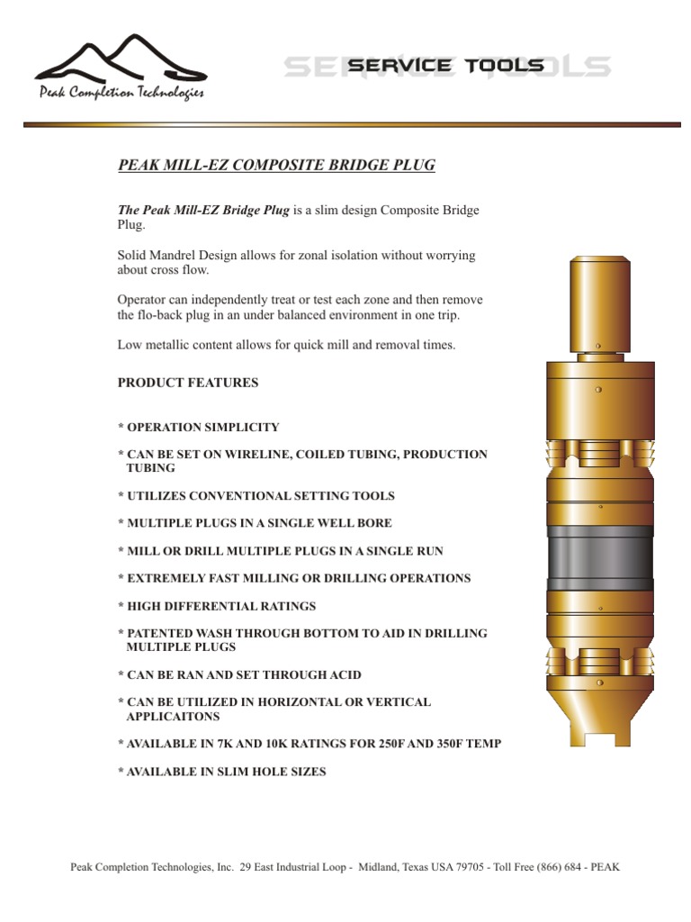 26 MillEZ Composite Bridge Plug Drilling Industrial Processes