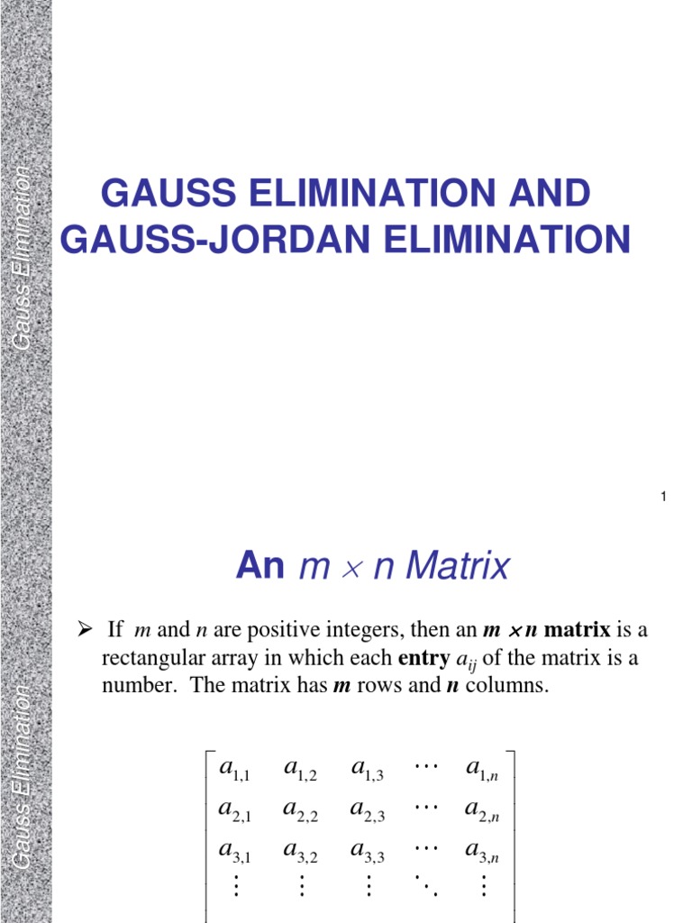 Gaussian GaussianJordan | PDF | Matrix (Mathematics) | Linear Algebra