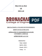 Practical File OF DSD Lab