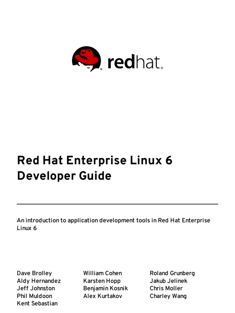Red Hat Enterprise Linux 6 Developer Guide en US | PDF | Eclipse ...