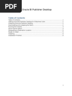 02 Installing Oracle BI Publisher Desktop