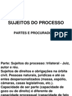 n - Dpc i - 06 - Sujeitos Do Processo