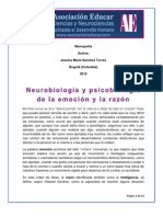 Neurobiología y Psicobiología de La Emoción y La Razón.