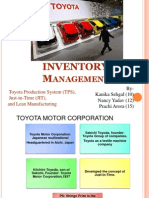 Toyota Inventory Management 