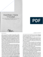 Arqueológía Ciencia y Sociedad PDF