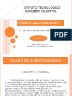 Antologia Taller de Investigacion II