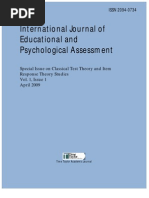 The International Journal of Educational and Psychological Assessment Vol 1