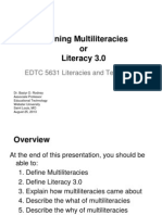 EDTC 5631 Wk1 Multiliteracies