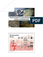 2 - Nomenclatura e Classif. Rxs Metamórficas