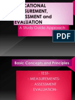 educatoinal measurement,Assessment and evaluation
