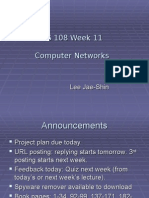 CS 108 Week 11 Computer Networks