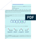 Programa para mejorar la acentuación de las palabras en dislexia