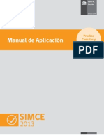 Manual Aplicación SIMCE 2013