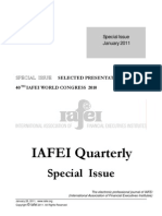 IAFEI Quarterly Special Issue World Congress 2010 Compressed
