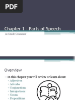 Chapter 1 Parts of Speech