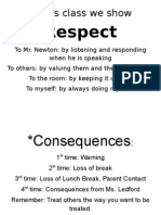 Class Rules and Consequences