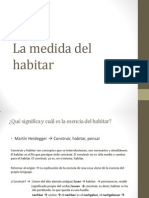 La Medida Del Habitar