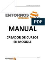 Manual de Creador de Cursos - Moodle