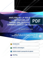 Análisis de La Violencia Intrafamiliar Desde Una Perspectiva Criminológica y de Género