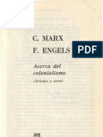 74643434 Marx Karl y Engels Friederich Acerca Del Colonialismo Articulos y Cartas