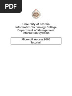 Download MS Access Tutorial by Abdul Jabbar Quraishi SN16303749 doc pdf