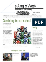The Anglo Week: Gambling in Our School