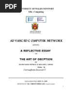 Download The Art of Deception By Kevin DMitnick  William L Simon Reflective Essay by Onwuegbuzie Innocent U SN16304212 doc pdf