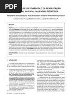 Avaliação Paralisia Facial Periférica