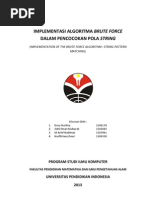 Download Implementasi Algoritma Brute Force Dalam Pencocokan Pola String by Satria Rahmadi SN163055580 doc pdf